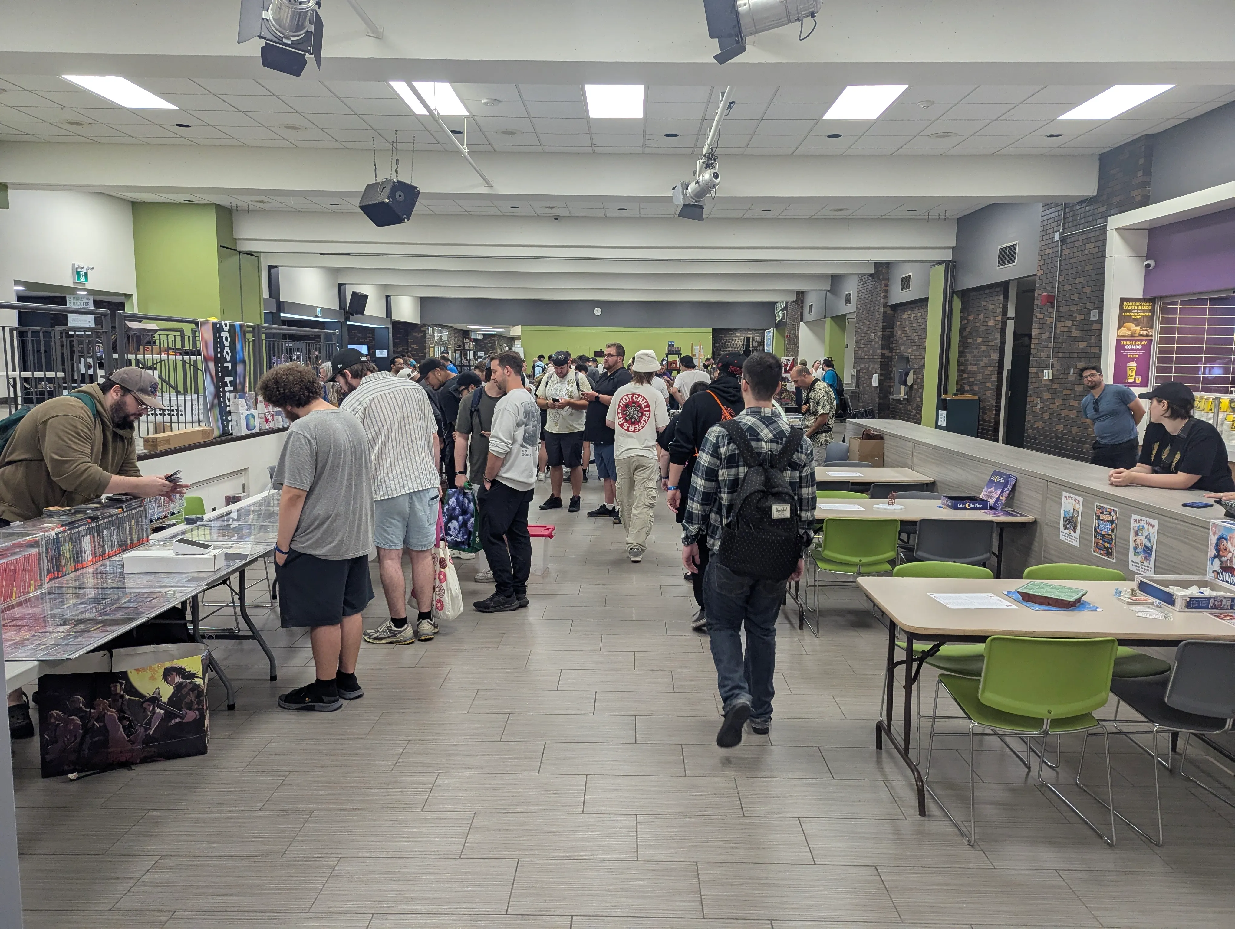 The Summoning Convention 2025 -attendees exploring the vendor hall