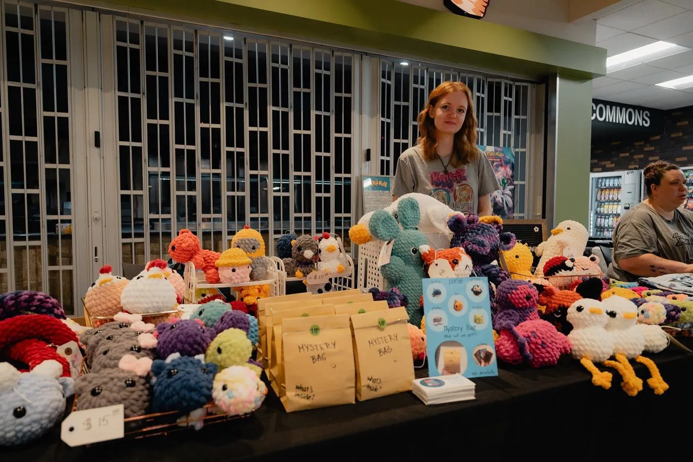 The Summoning Convention 2025 -crochet plushie vendor booth