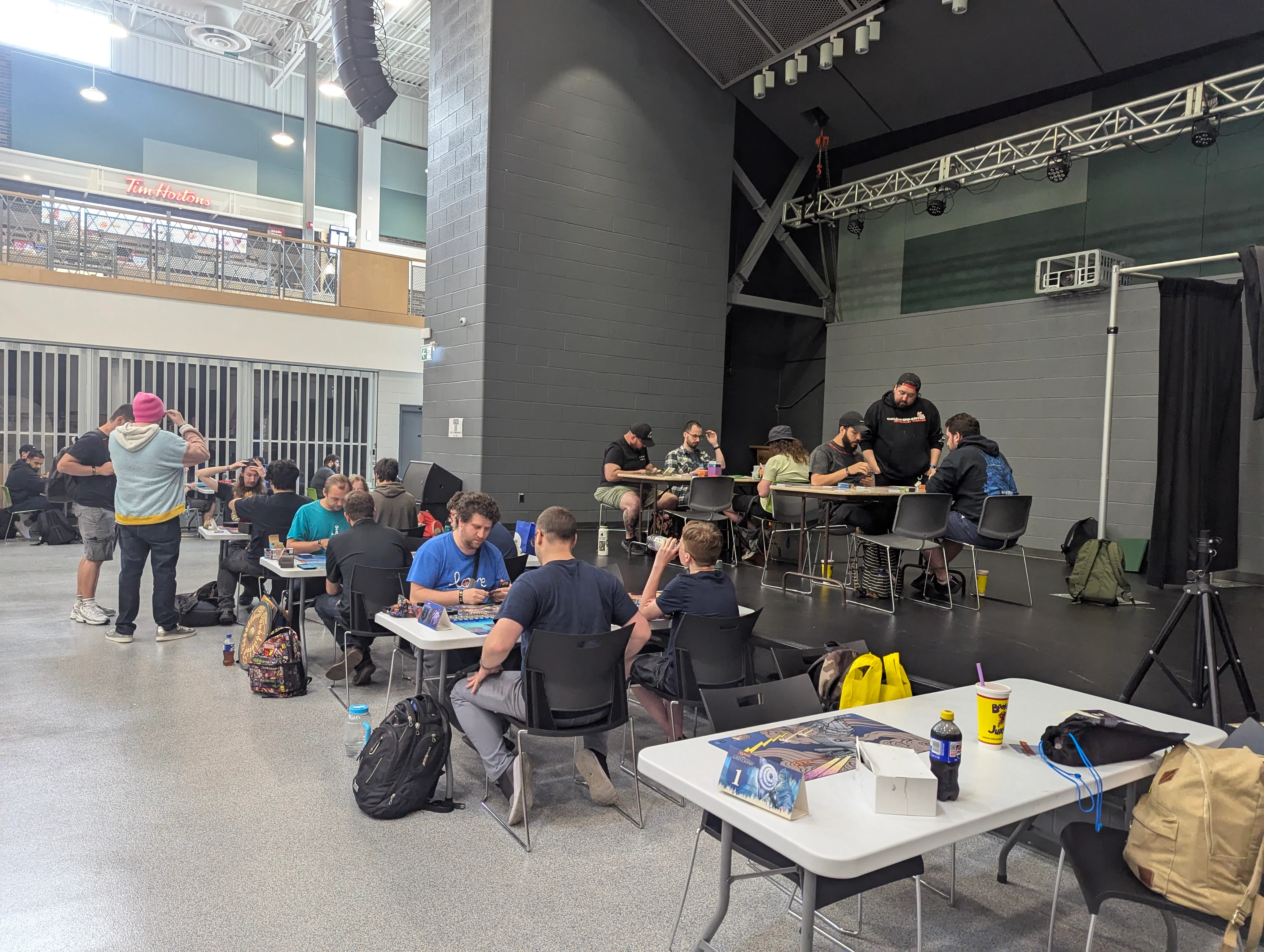 The Summoning Convention 2025 -gaming near the stage 2