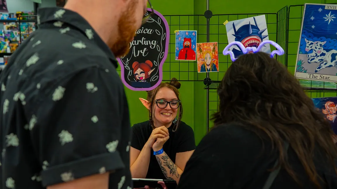 The Summoning Convention 2025 -jessica darling art booth